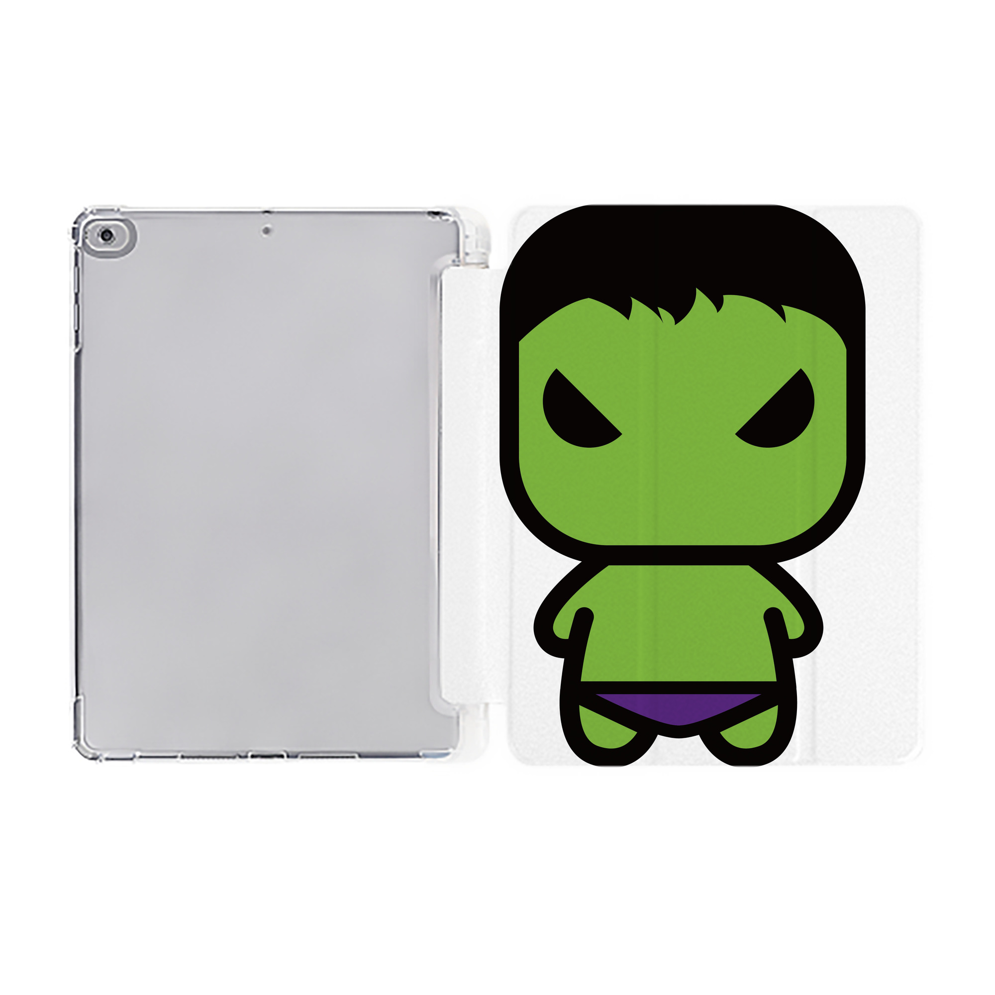 （画像用） アベンジャーズ The Avengers IPad ケース ペン収納付き 三つ折りスタンド PUレザー×シリコン 対応機種9.5/10.5/10.9インチ